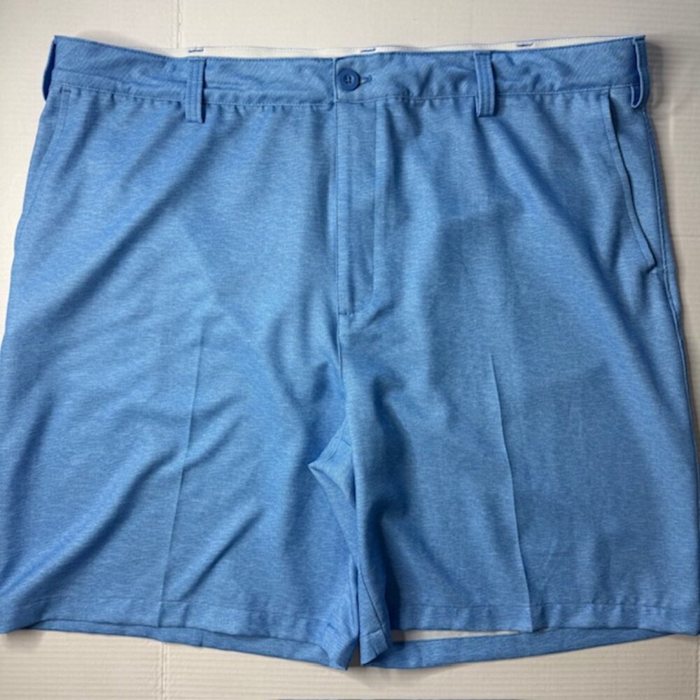 Reebok Golf Men’s Light Blue Shorts Flat Front Comfort Waistband Size 48